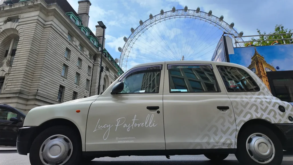 Lucy Pastorelli Taxi Advertising Campaign