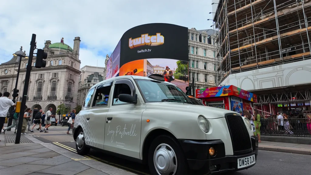 Lucy Pastorelli Taxi Advertising Campaign